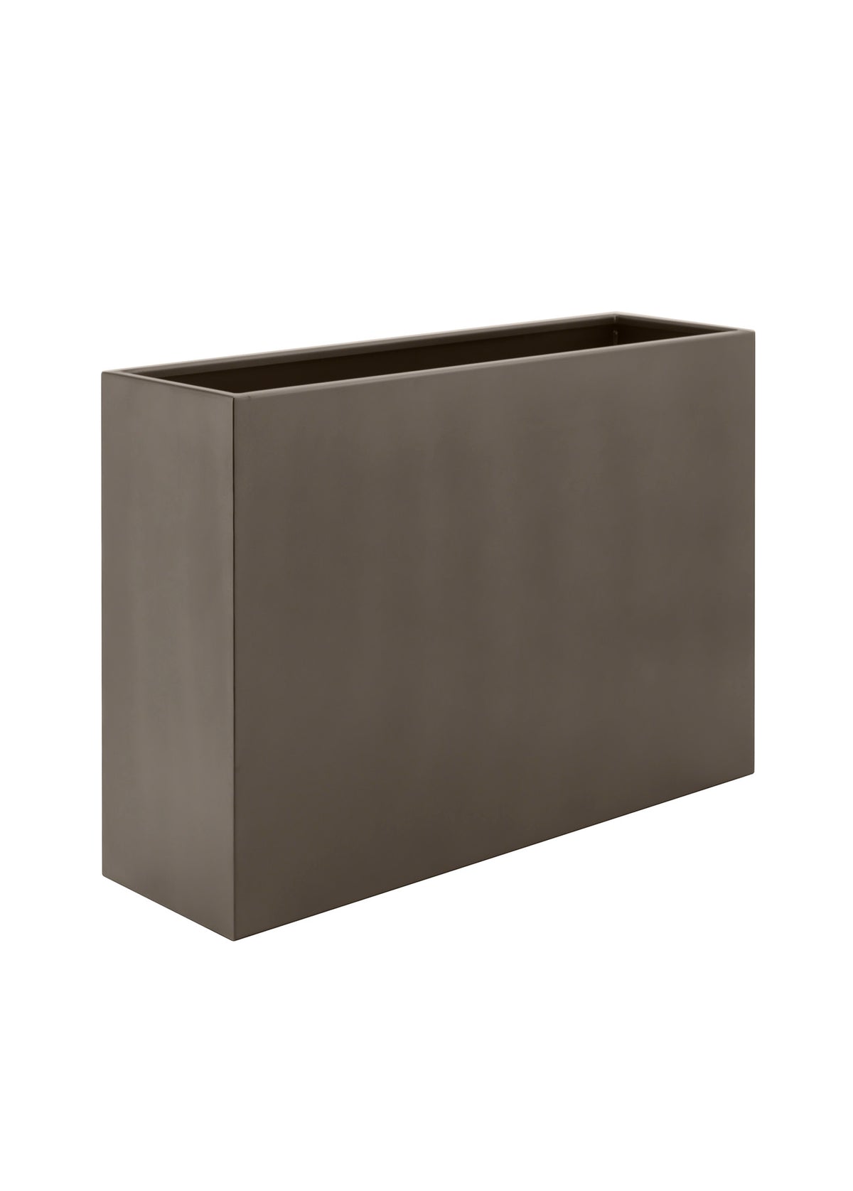 Powder-Coated Steel Rectangular Planter & Plant Container (L 80cm or ...