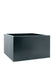 Powder coated square planter H60 W/D100cm in RAL 7016 Anthracite grey